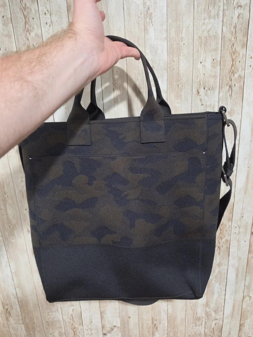 Rothys Men's Camo Messenger Travel Work Bag